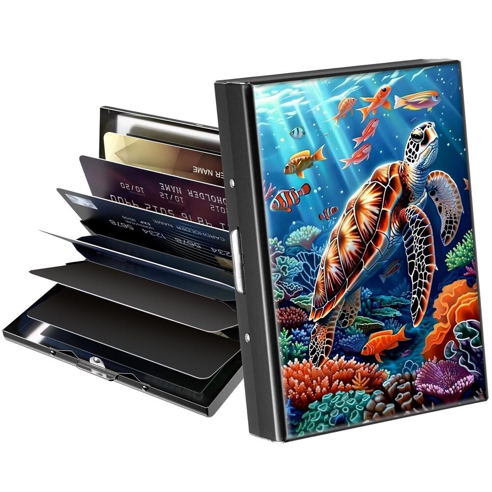 6362 Metal Wallet,Credit Card Holder ,Thin Slim Mini Aluminum Wallet RFID
